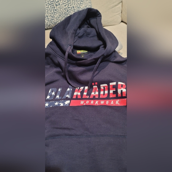 Blakladar Men's Navy Hoodie XL - Picture 6 of 7